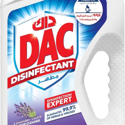 Dac Disinfectant Lavender 2x New 1.5 Ltr, Pack Of 8 Dac Disinfectant Lavender 2x New 1.5 Ltr, Pack Of 8