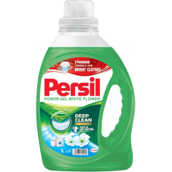  Persil Power Gel Liquid Laundry Detergent White Flower 1 Ltr, Pack Of 12