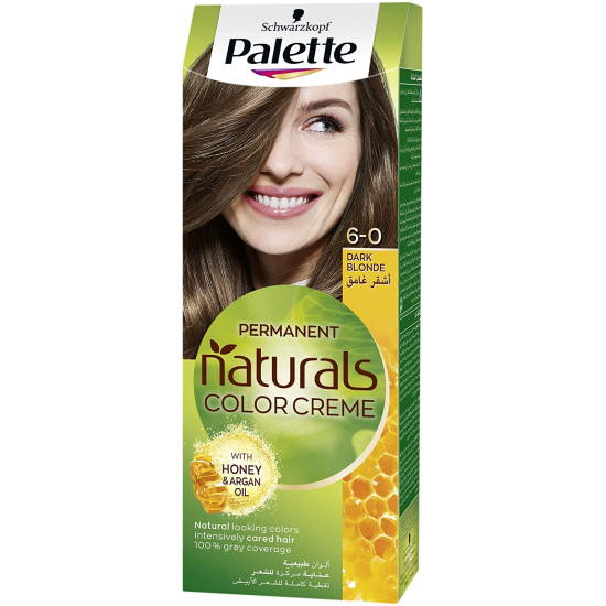 Palette Permanent Natural Color Creme 6-0 Dark Blonde