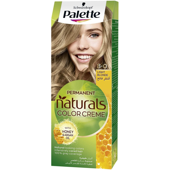 Palette Permanent Natural Color Creme 8-0 Light Blonde