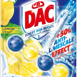 DAC Toilet Cleaner Power Active Lemon 51g, Pack Of 10 DAC Toilet Cleaner Power Active Lemon 51g, Pack Of 10