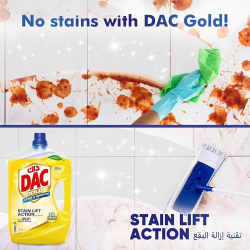 Dac Gold Multipurpose Disinfectant Cleaner Citrus Burst 1Litre, Pack Of 12 Dac Gold Multipurpose Disinfectant Cleaner Citrus Burst 1Litre, Pack Of 12