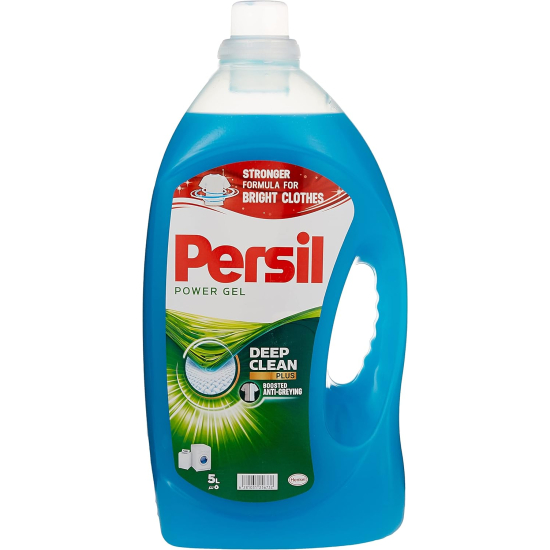  Persil Low Foam Power Gel Liquid Laundry Detergent 5 Ltr, Pack Of 3