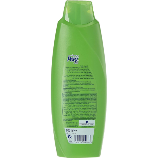 Pert Plus Anti-Dandruff Shampoo With Coconut Oil And Lemon Extract 600 ml