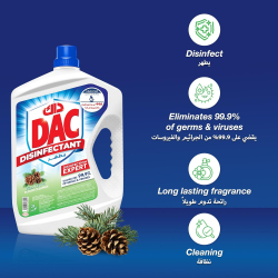 Dac Disinfectant Pine 2x New 3 Ltr, Pack Of 6 Dac Disinfectant Pine 2x New 3 Ltr, Pack Of 6