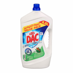 Dac Multipurpose Disinfectant 2x Power Pine 4.5Ltr, Pack Of 6 Dac Multipurpose Disinfectant 2x Power Pine 4.5Ltr, Pack Of 6