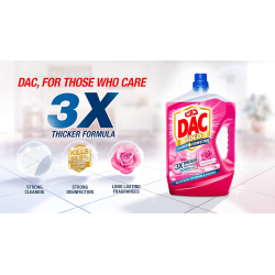 Dac Gold Disinfectant Multi-Purpose Cleaner Rose 3 Ltr + 1 Ltr, Pack Of 3 Dac Gold Disinfectant Multi-Purpose Cleaner Rose 3 Ltr + 1 Ltr, Pack Of 3