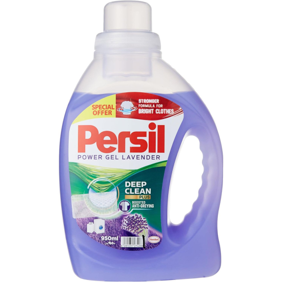 Persil Power Gel Lavender SP.PR 950ml, Pack Of 12