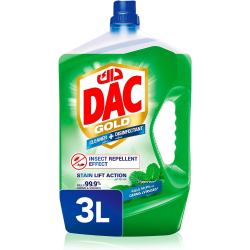 Dac Gold Multi-Purpose Disinfectant & Liquid Cleaner 3 Ltr, Pack Of 6
