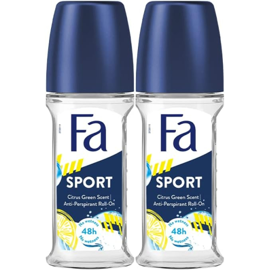 Fa Sport Deodorant Roll On, 50 ml Pack Of 2