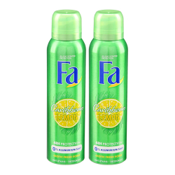 Fa Deodorant Spray Caribbean Lemon 2 × 150 ml, Pack Of 6 Fa Deodorant Spray Caribbean Lemon 2 × 150 ml, Pack Of 6