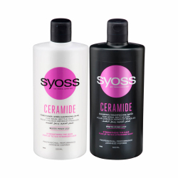 Syoss Ceramide Shampoo + Conditioner Combo Pack 2x500 ml, Pack Of 6 Syoss Ceramide Shampoo + Conditioner Combo Pack 2x500 ml, Pack Of 6