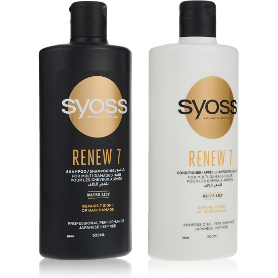 Syoss Shampoo + Conditioner Renew 7 Combo Pack 500 ml