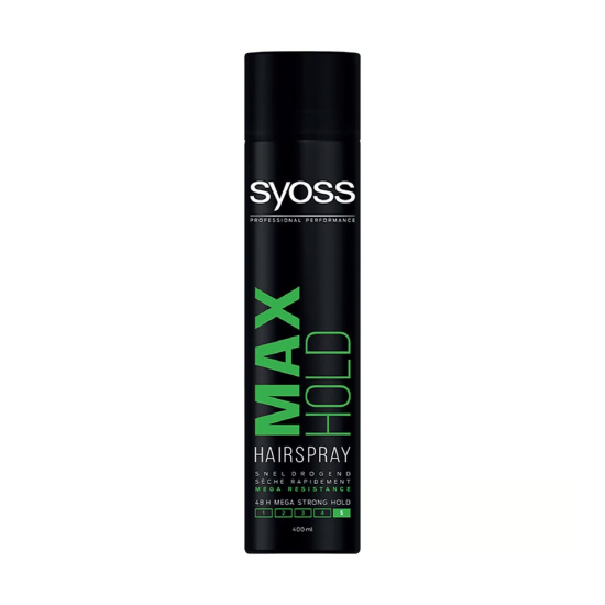 Syoss Hair Spray Max Hold 400 ml + Comb Free