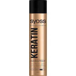 Syoss Hair Spray Keratin 400 ml + Comb Free, Pack Of 6