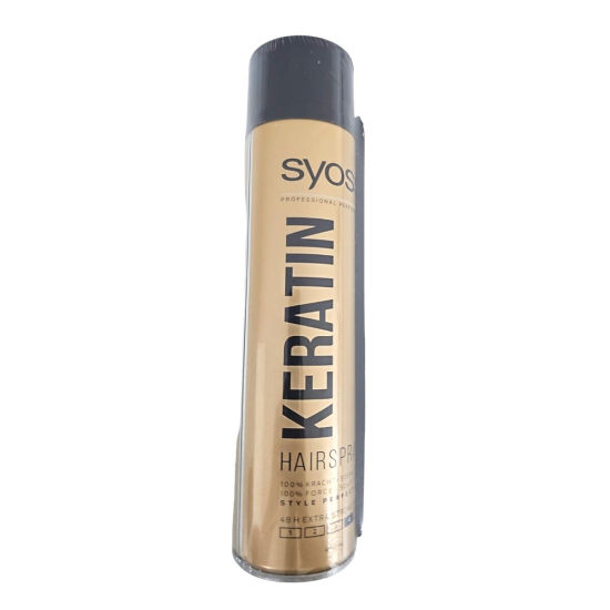 Syoss Hair Spray Keratin 400 ml + Comb Free