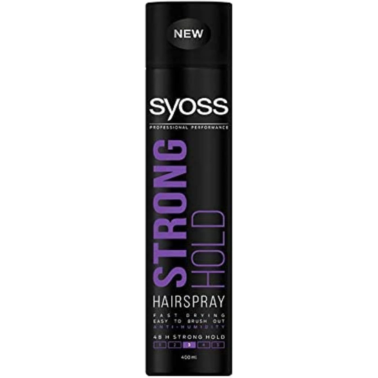 Syoss Hair Spray Strong Hold 400 ml+ Comb Free