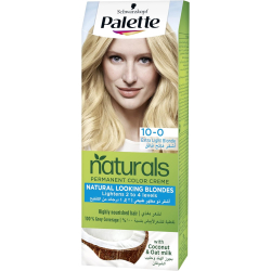 Palette Permanent Naturals Color Creme 10-0 Extra Light Blonde, Pack Of 10 Palette Permanent Naturals Color Creme 10-0 Extra Light Blonde, Pack Of 10