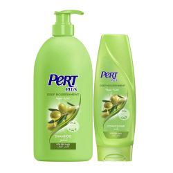 Pert Plus Deep Nourishment Shampoo and Conditioner Olive 1ltrx360ml, Pack Of 6 Pert Plus Deep Nourishment Shampoo and Conditioner Olive 1ltrx360ml, Pack Of 6