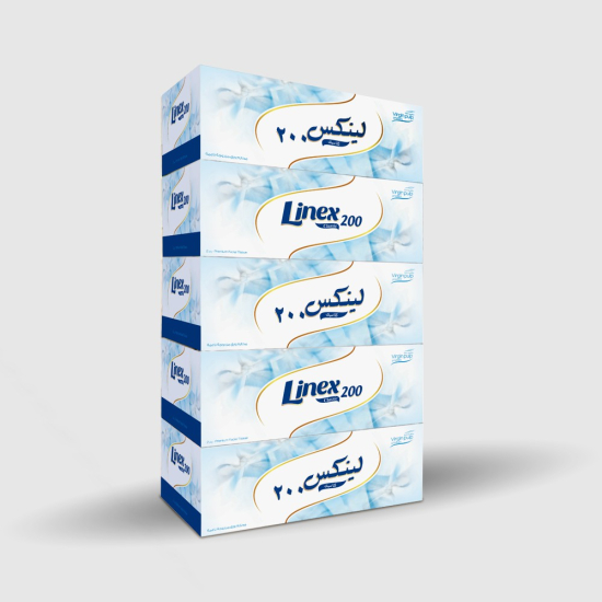 Linex Classic 200 Sheets x 2 Ply Premium Facial Tissues