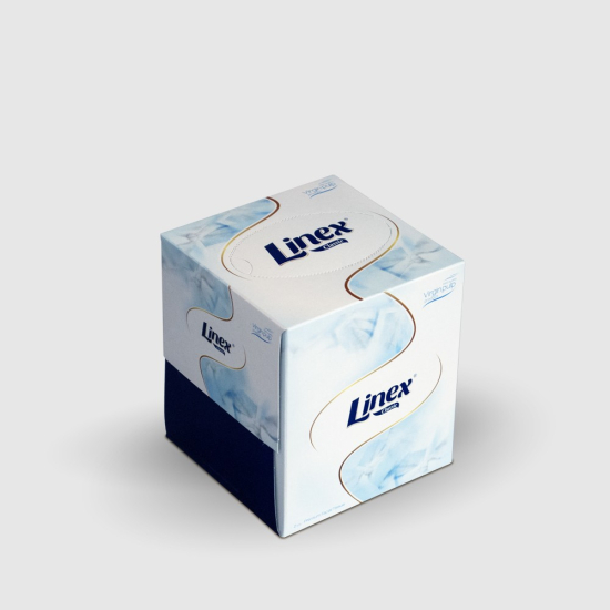 Linex Classic 100 Sheets x 2 Ply Boutique Facial Tissues 100x24