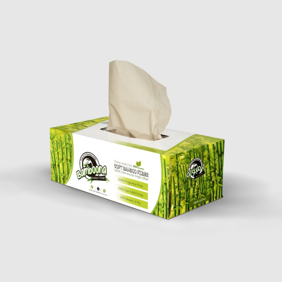 Bamboona 200 Sheets x 2 Ply Bamboo Facial Tissues 200 x 30