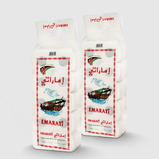 Emarati 140 Sheets x 2 Ply Economical 10x10 Toilet Rolls