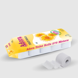 Adora 275 Meters Economical 10x10 Toilet Rolls Adora 275 Meters Economical 10x10 Toilet Rolls
