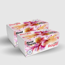 Royal Classic 150 Sheets x 1 Ply Interfold Hand Towel Royal Classic 150 Sheets x 1 Ply Interfold Hand Towel