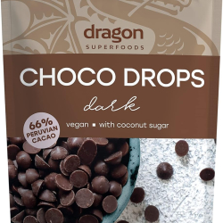 Dragon Superfoods Choco Drops Dark 200g