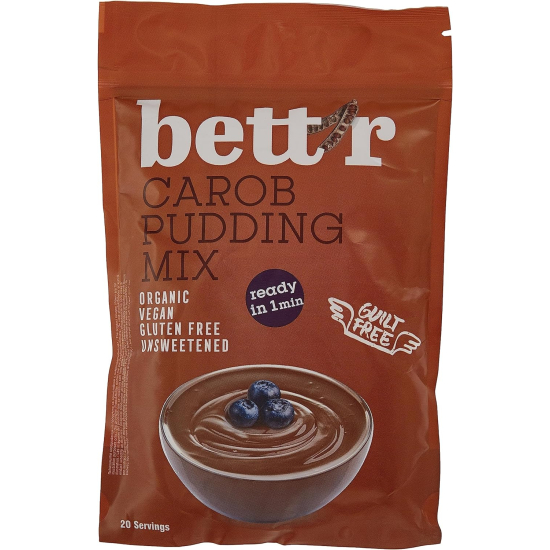 Bett'r Organic Carob Pudding Mix 200g
