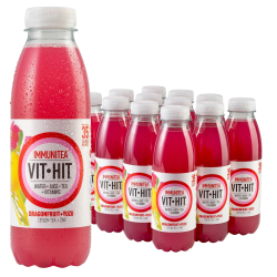 Vit-Hit Immunitea Dragonfruit 500 ml, Pack Of 12 Vit-Hit Immunitea Dragonfruit 500 ml, Pack Of 12