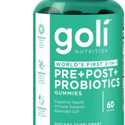 Goli Pre+Post+(Probiotic+) 60 Gummies, 180g Goli Pre+Post+(Probiotic+) 60 Gummies, 180g