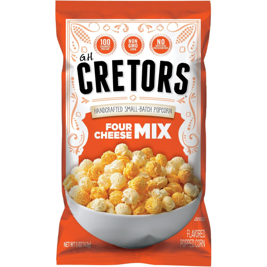 G.H. Cretors Four Cheese Mix Pop Corn 142g