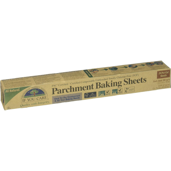 If You Care Certified Parchment Baking Paper Sheets 24pcs