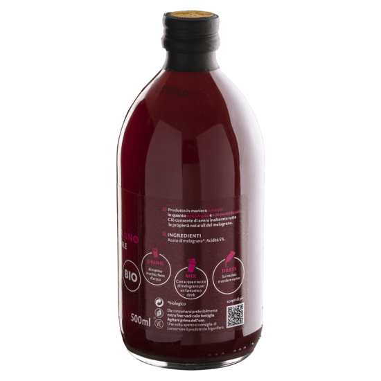 Andrea Milano Deto Organic Pomegranate Vinegar With The Mother 500ml