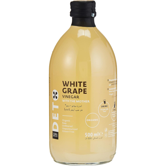 Andrea Milano Deto* Organic White Grape Vinegar 500ml