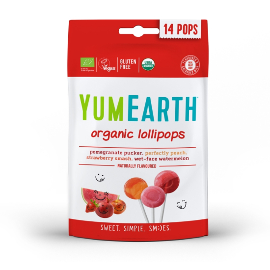 Yum Earth Organic Fruit Pops 14pcs x 87g