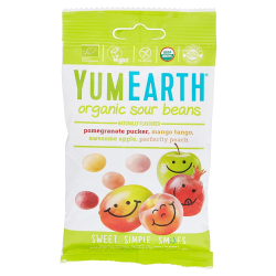 Yum Earth Organic Sour Beans 50g Yum Earth Organic Sour Beans 50g