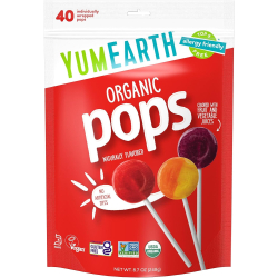 Yum Earth Organic Fruit Pops 40 Pieces, 248g Yum Earth Organic Fruit Pops 40 Pieces, 248g