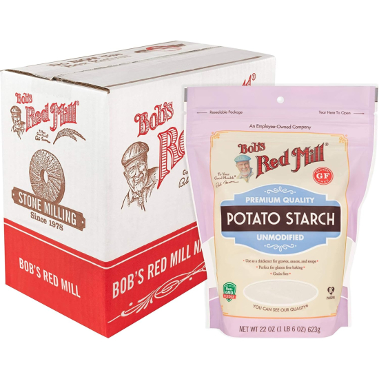 Bob's Red Mill, Potato Starch Unmodified & Gluten Free 623g, Pack Of 12