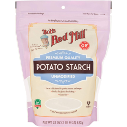 Bob's Red Mill, Potato Starch Unmodified & Gluten Free 623g, Pack Of 12 Bob's Red Mill, Potato Starch Unmodified & Gluten Free 623g, Pack Of 12