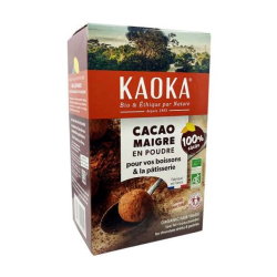 Kaoka Organic Low Fat Cacao Powder 250g, Pack Of 10