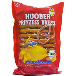 Houber Organic Princess Pretzel Salted Pretzel 125g, Pack Of 24