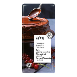 Vivani Organic Dark Cooking Chocolate Vegan 200g, Pack Of 12 Vivani Organic Dark Cooking Chocolate Vegan 200g, Pack Of 12