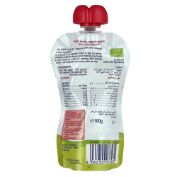 Hipp Organic Wild Berries, Apple & Peach Puree 100g, Gluten Free, Pack Of 24 Hipp Organic Wild Berries, Apple & Peach Puree 100g, Gluten Free, Pack Of 24