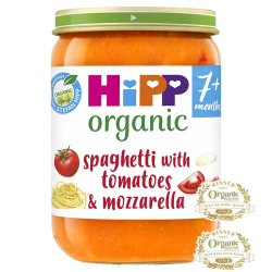 Hipp Organic Spaghetti With Tomato & Mozzarella 190g, Pack Of 24 Hipp Organic Spaghetti With Tomato & Mozzarella 190g, Pack Of 24