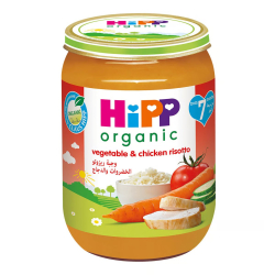 Hipp Organic Vegetable & Chicken Risotto From 7 Months 190g, Pack Of 12 Hipp Organic Vegetable & Chicken Risotto From 7 Months 190g, Pack Of 12