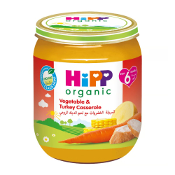 Hipp Organic Vegetable & Turkey Casserole From 6 Months 125g, Pack Of 12 Hipp Organic Vegetable & Turkey Casserole From 6 Months 125g, Pack Of 12
