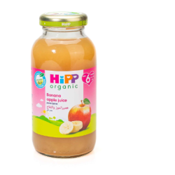 Hipp Organic Banana Apple Juice 200ml, Gluten Free, Pack Of 12 Hipp Organic Banana Apple Juice 200ml, Gluten Free, Pack Of 12